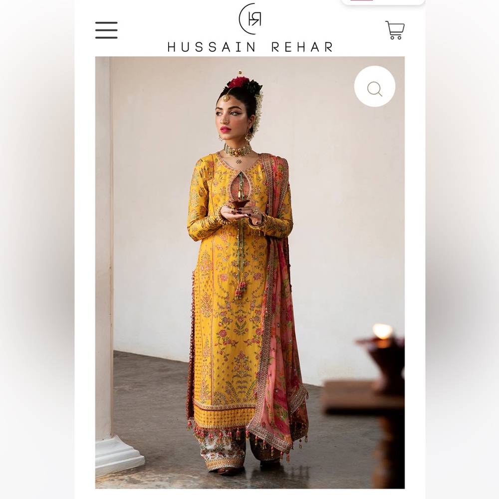 Hussain Rehrar. Stitched - Size Small - 3 piece
